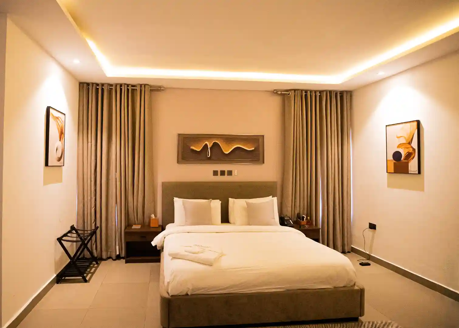 Royal luxury interior hall