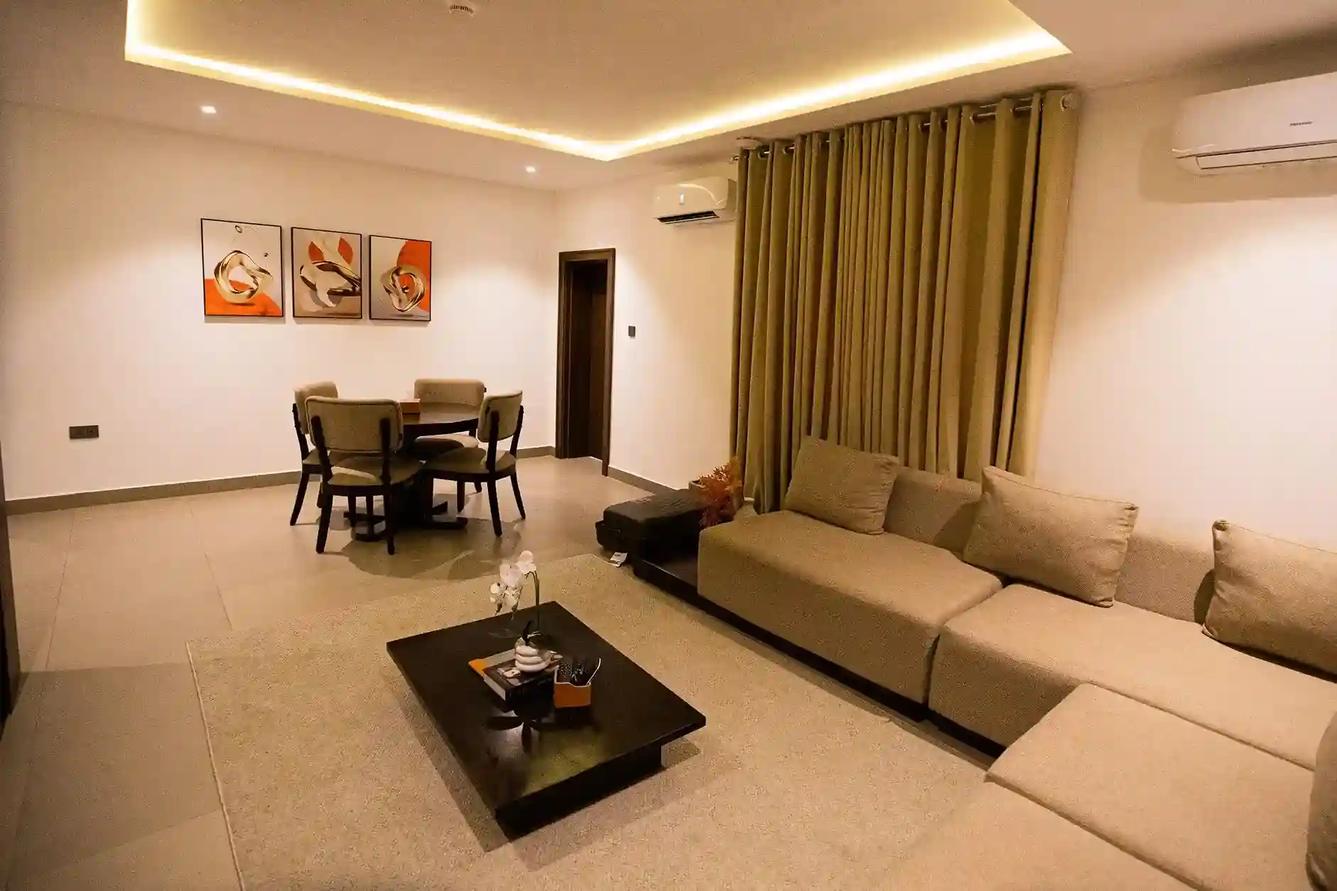 Presidential hotel suite