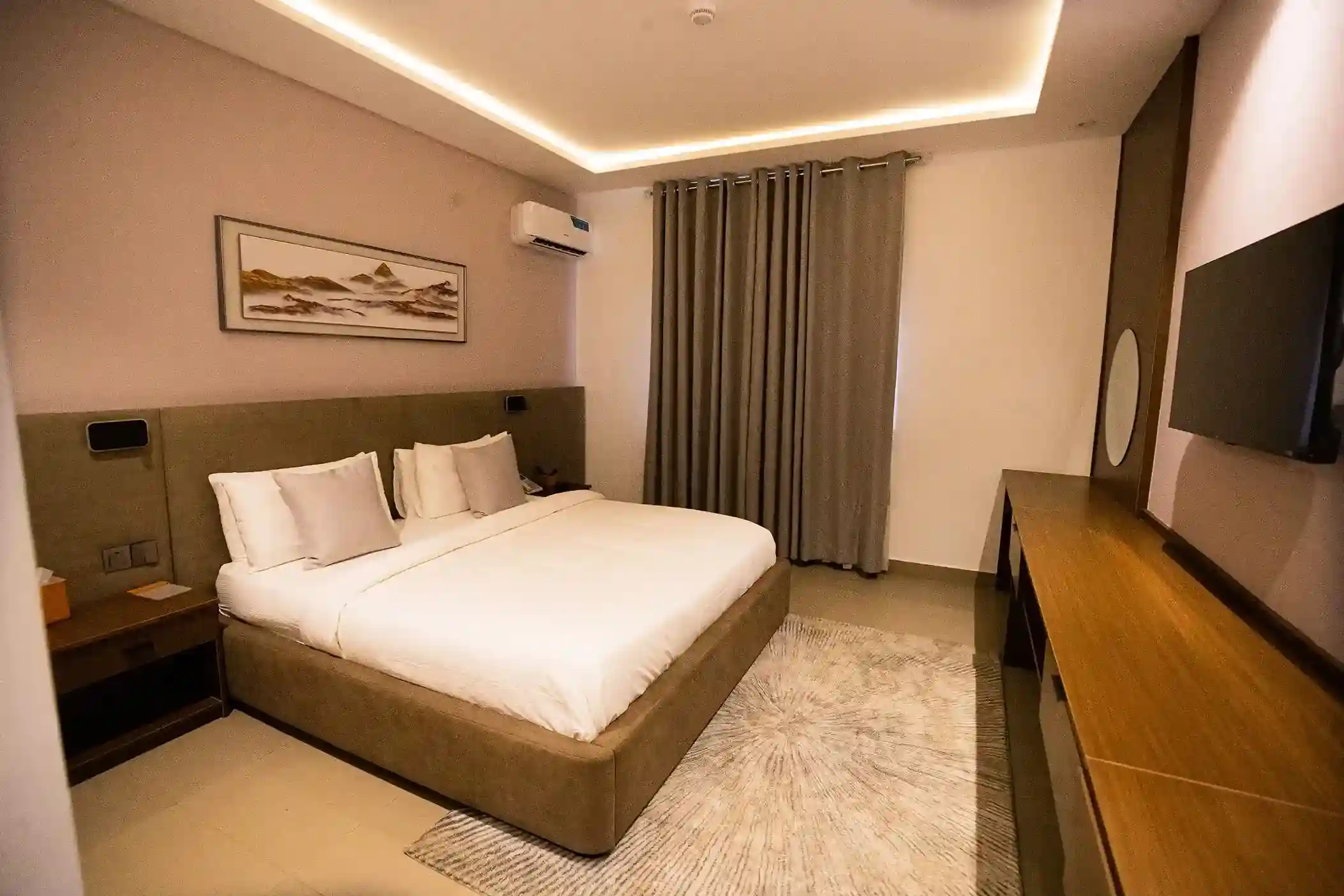 Presidential hotel suite