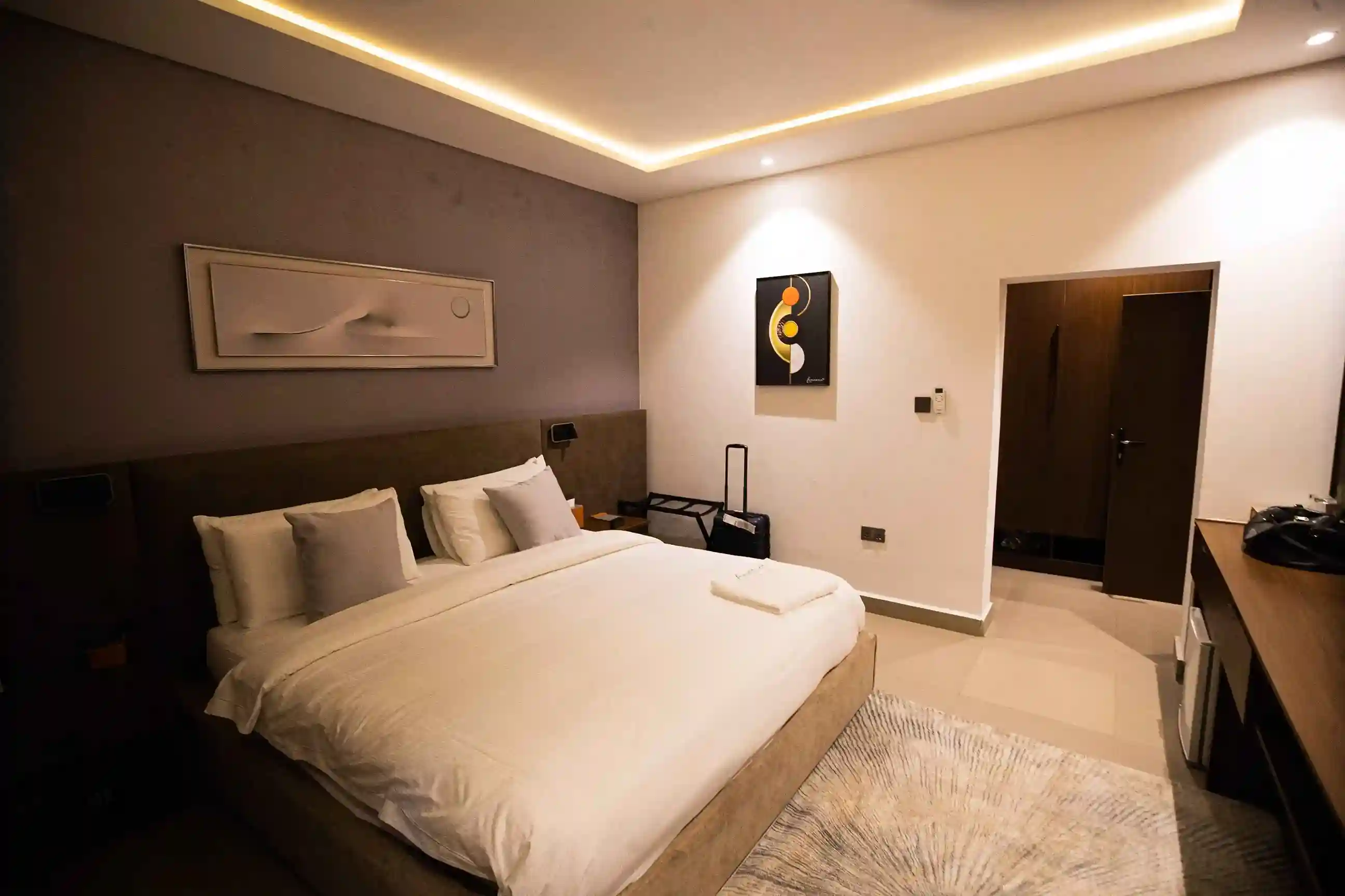 Presidential hotel suite